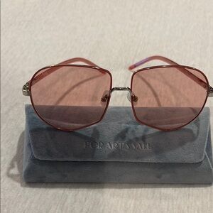 For Art’s Sake Pink Sunglasses